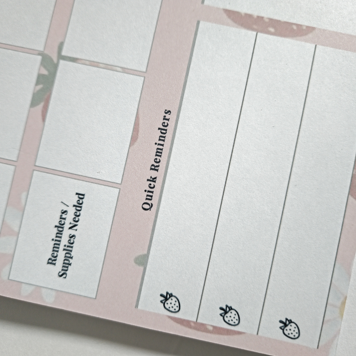 Sweet & Smart Weekly Planner – 36 Weeks, Undated 🍓✨