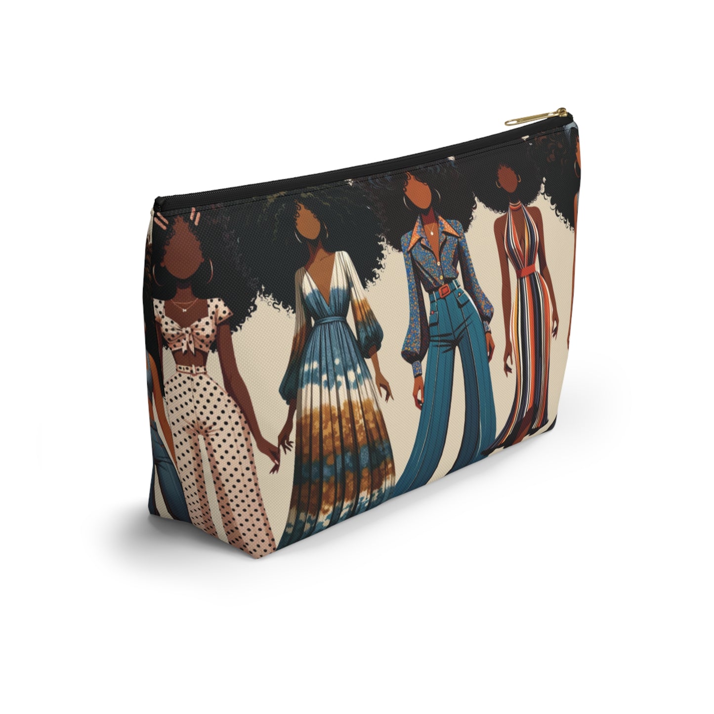 Retro Rhapsody T-Bottom Pouch – Large