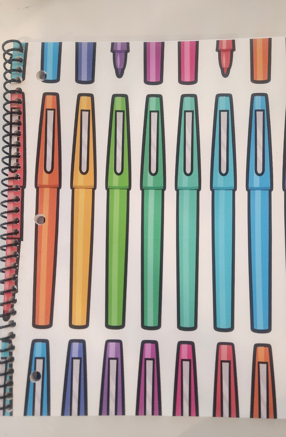 Color Pop Pen Notebook – 70 Sheets, College Ruled (8 x 10.5)