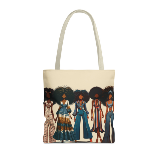Retro Rhapsody Tote Bag