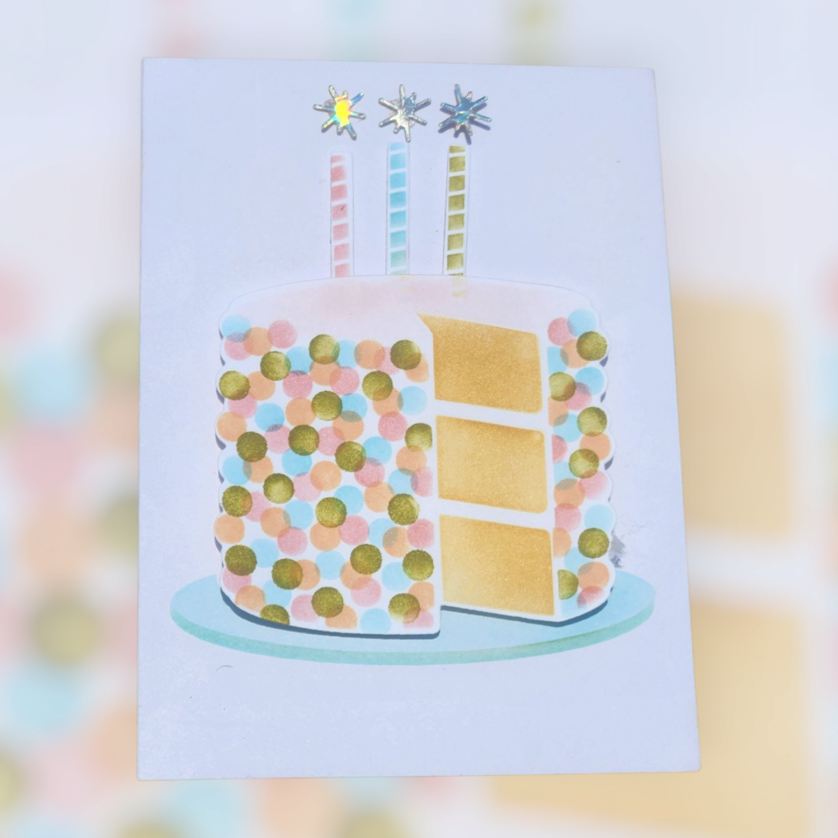 Let’s Celebrate – Layer Cake Greeting Card (4.25" x 5.5")