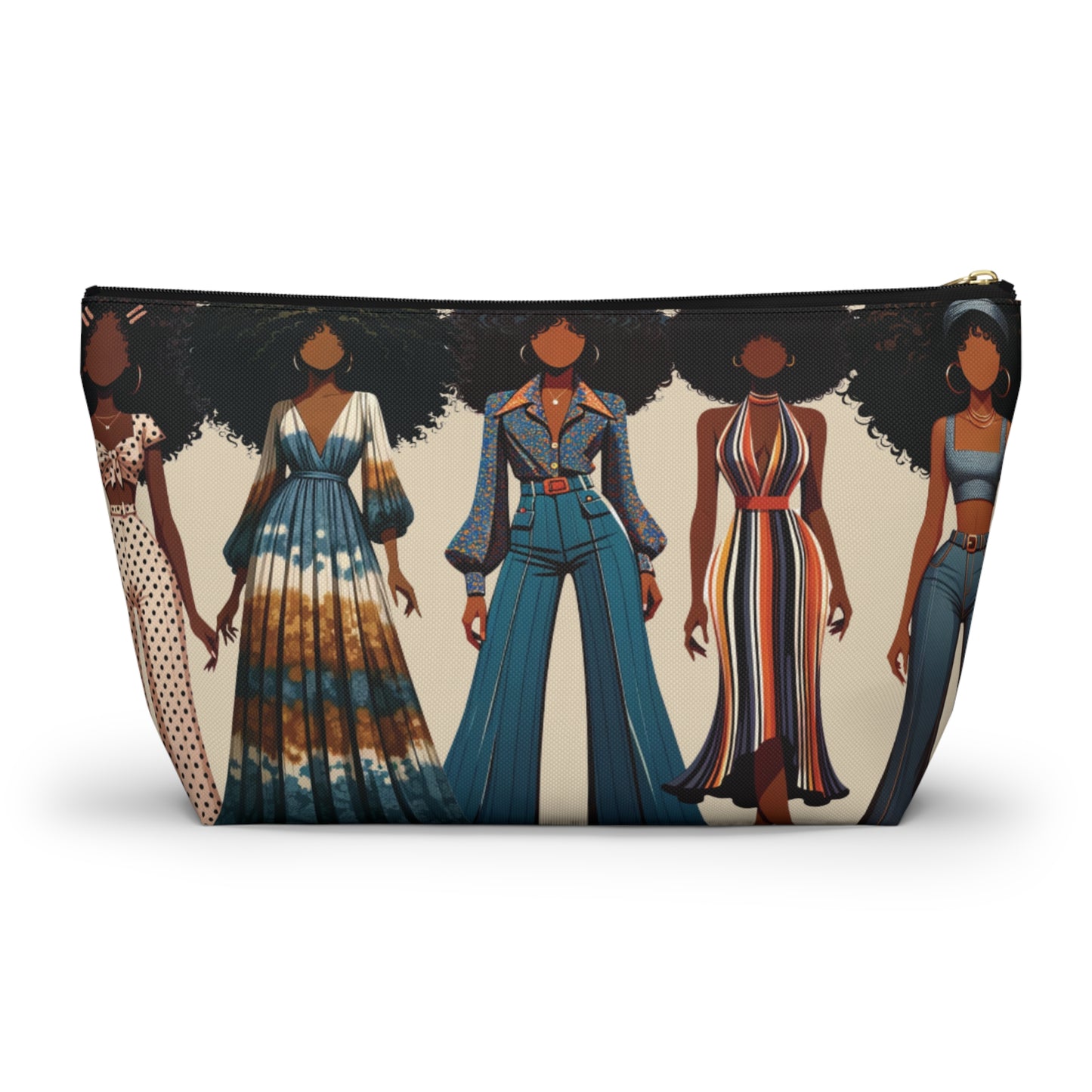 Retro Rhapsody T-Bottom Pouch – Large