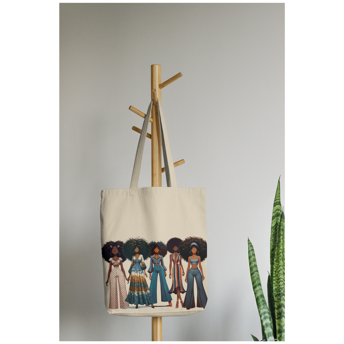 Retro Rhapsody Tote Bag