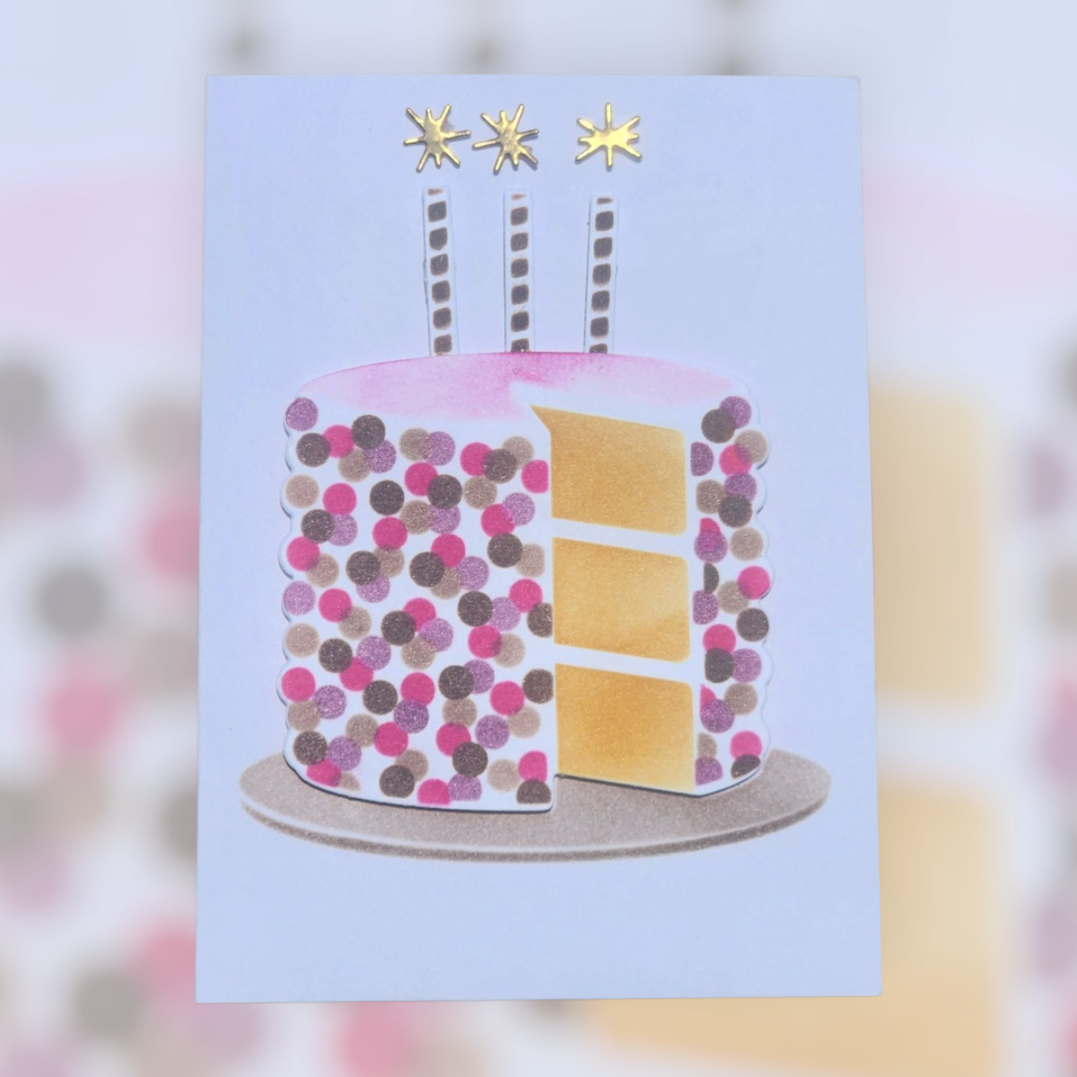Let’s Celebrate – Layer Cake Greeting Card (4.25" x 5.5")