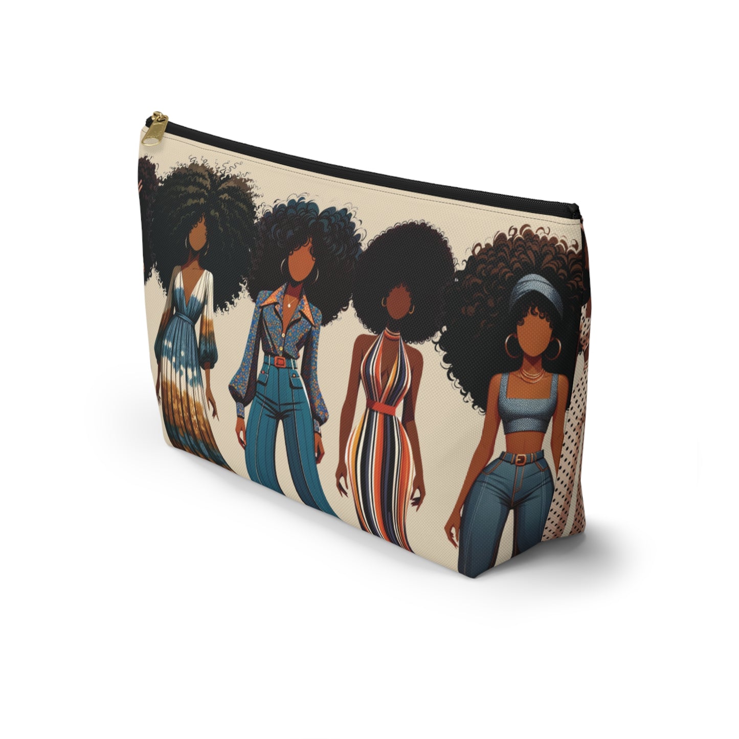 Retro Rhapsody T-Bottom Pouch – Large