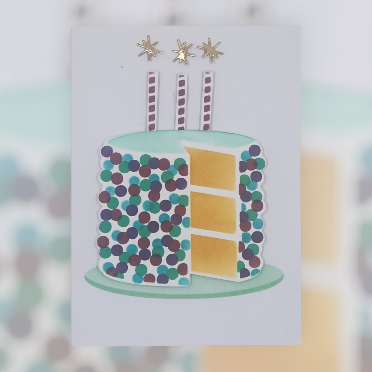 Let’s Celebrate – Layer Cake Greeting Card (4.25" x 5.5")