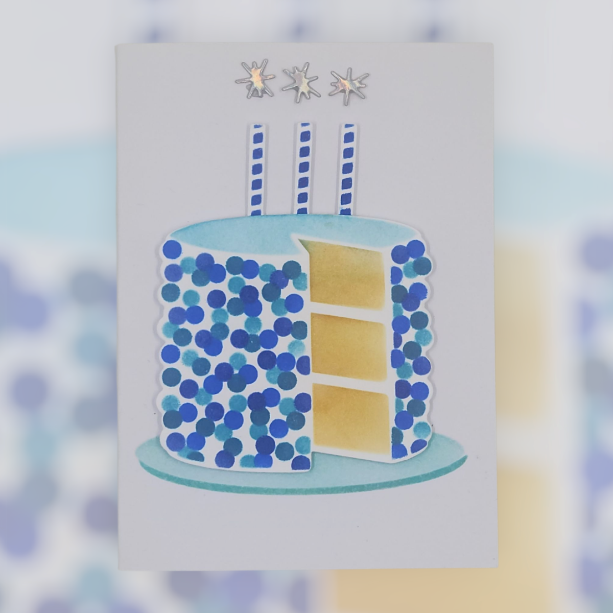 Let’s Celebrate – Layer Cake Greeting Card (4.25" x 5.5")