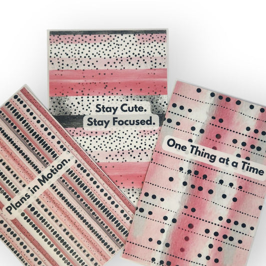 Cute, But Focused Planner Dashboards Set