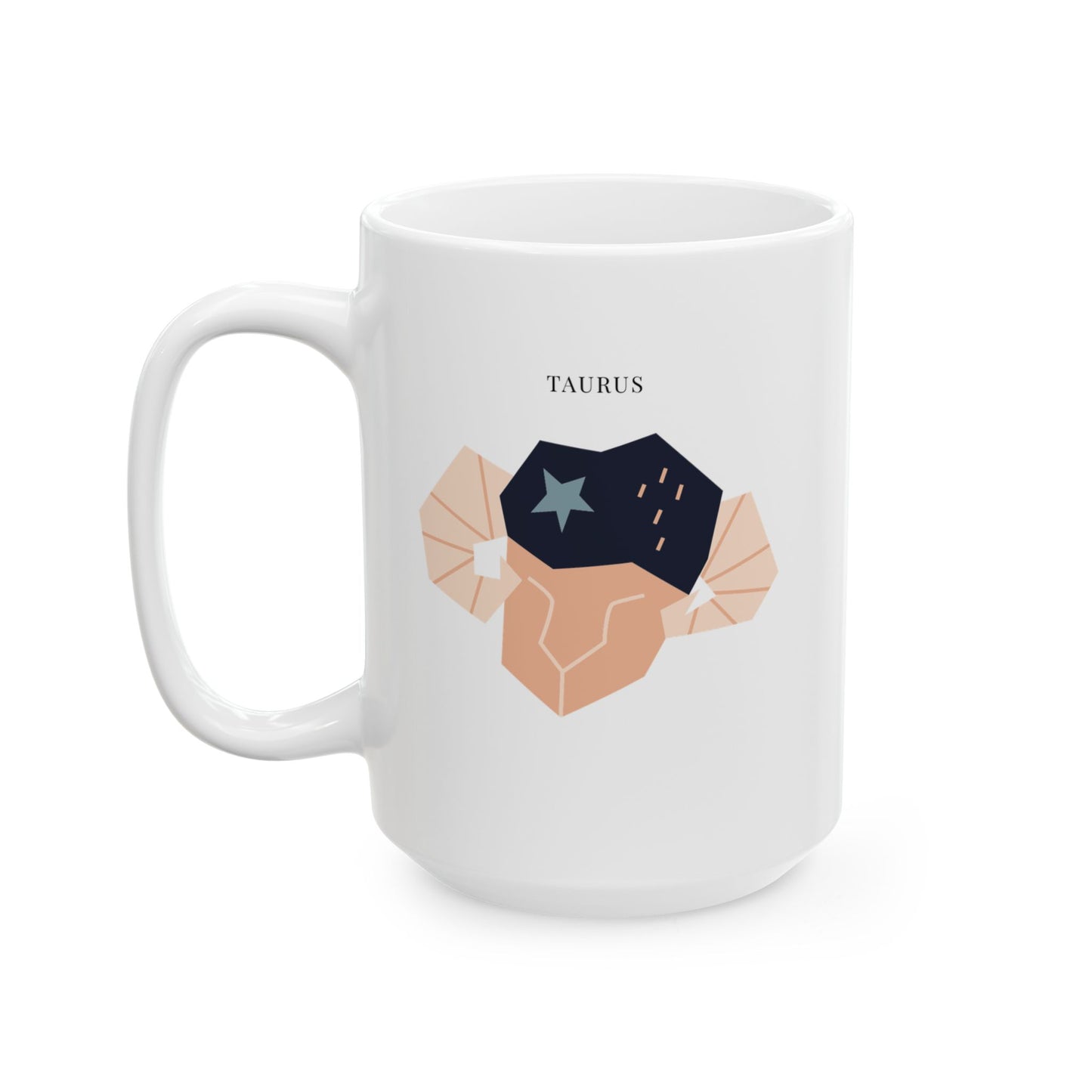Taurus Zodiac Ceramic Mug (15oz Coffee Mug for Everyday Use and Gifting)