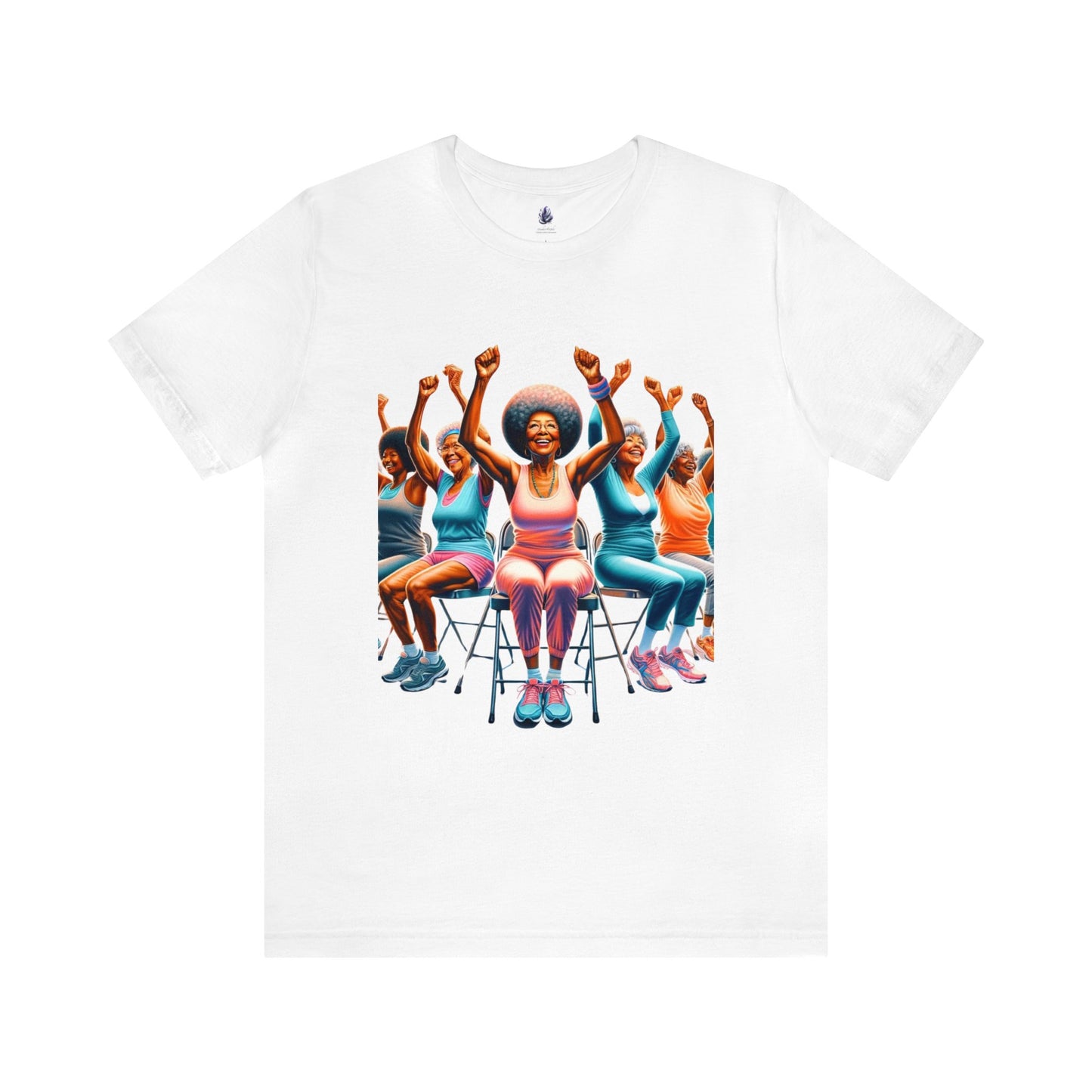 Sit & Sculpt: The Ultimate Chair Exercise Unisex Jersey Short Sleeve Tee