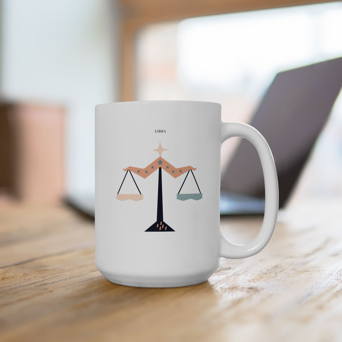 Libra Zodiac Mug – 15oz Ceramic Mug | The Zodiac Edit Collection
