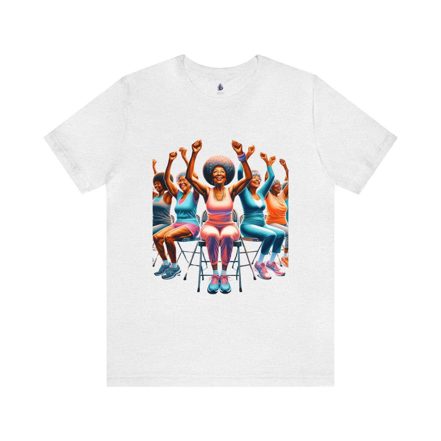 Sit & Sculpt: The Ultimate Chair Exercise Unisex Jersey Short Sleeve Tee