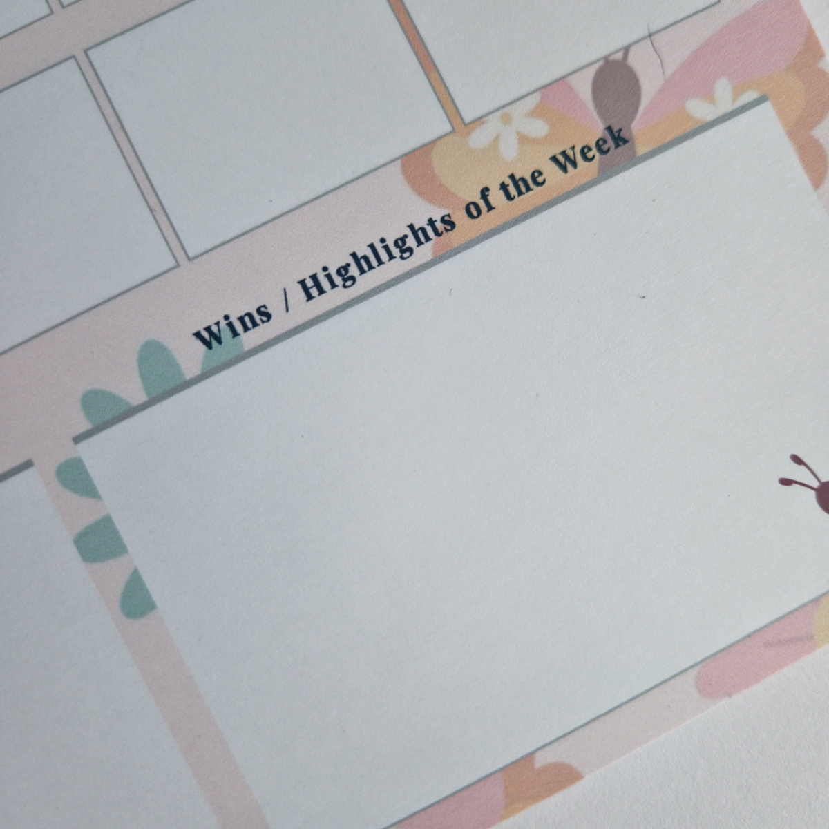 🌸 Flutter Forward 36-Week Undated Weekly Planner