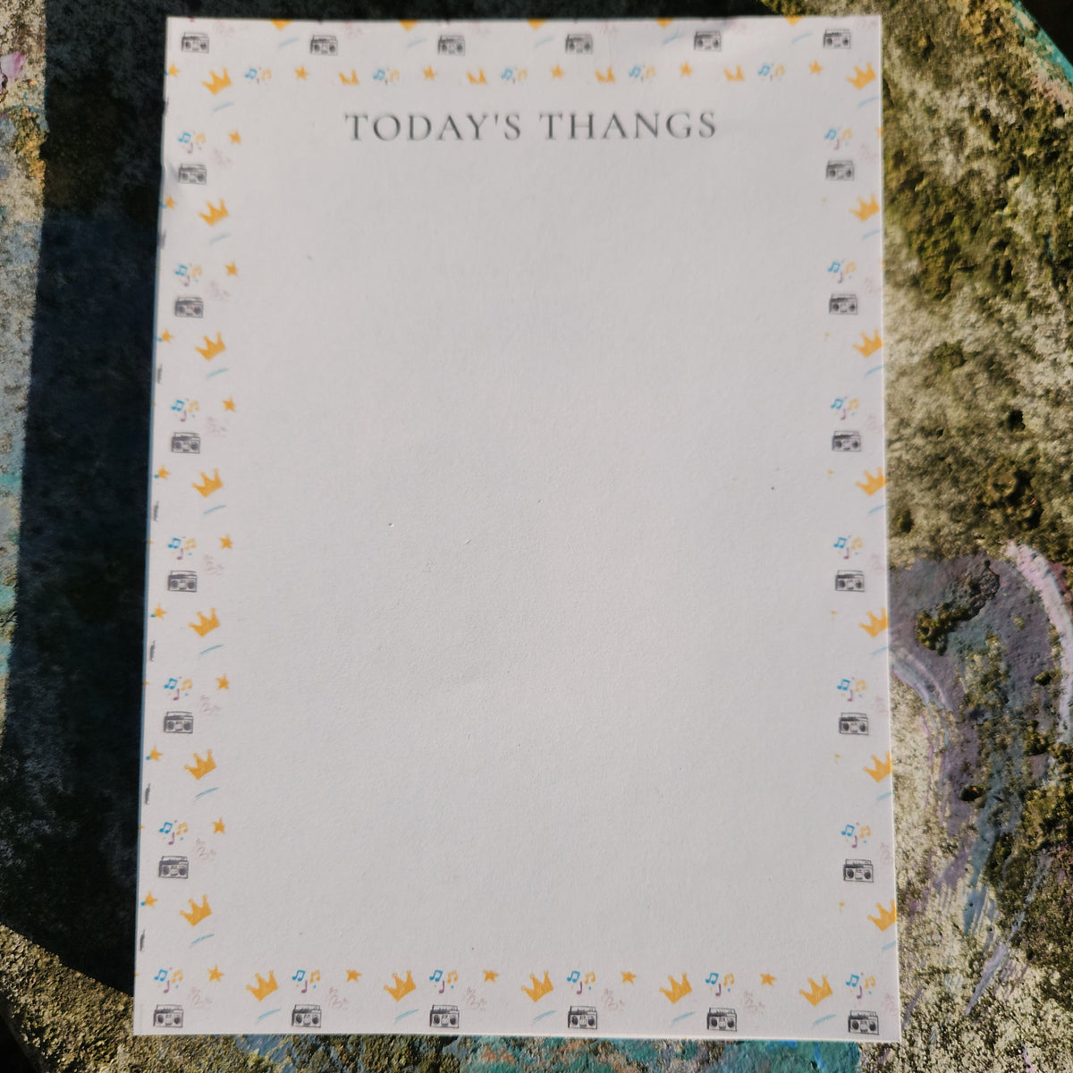 Today's Thangs | 5×7 Notepad
