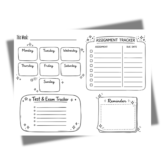 Printable Weekly School Planner