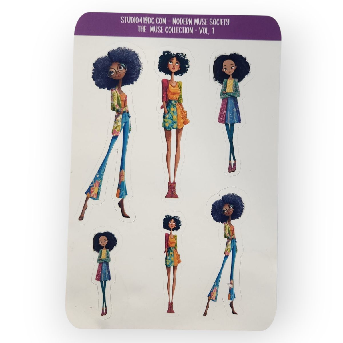 Modern Muse Society – Character Sticker Sheet Vol. 1