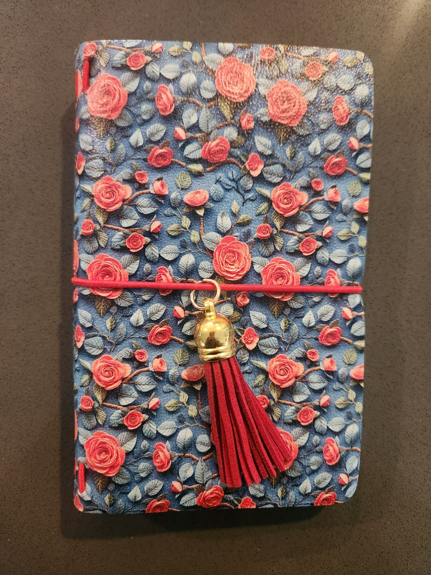 Rose Garden Personal Faux Leather Journal