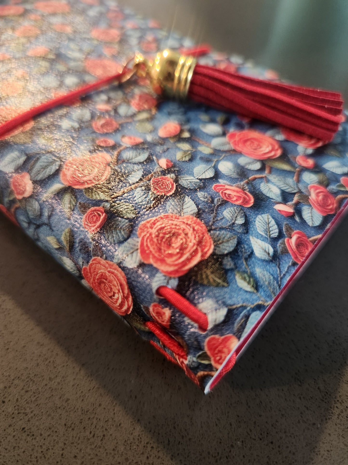 Rose Garden Personal Faux Leather Journal