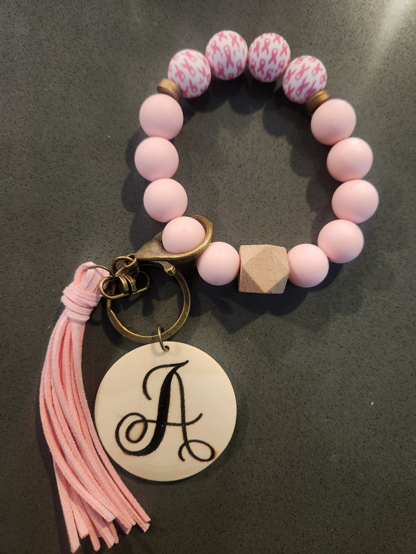 Silicone Initial Wristlets