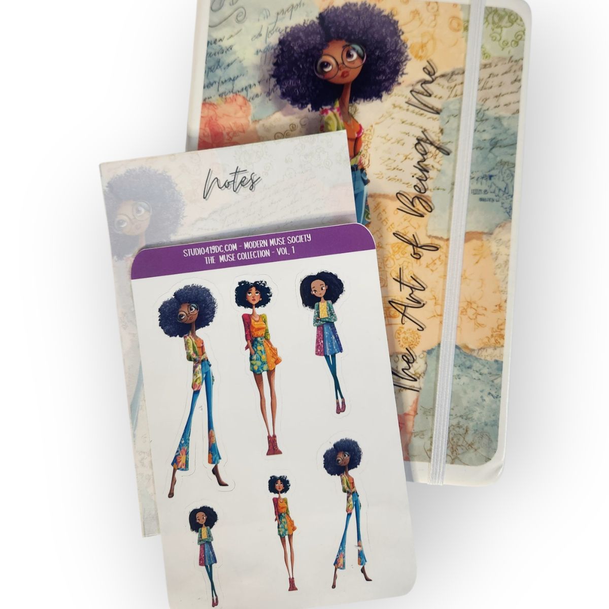 Modern Muse Society – Character Sticker Sheet Vol. 1