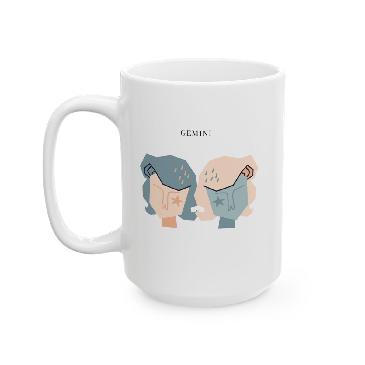 Gemini Zodiac Ceramic Mug (15oz Coffee Mug for Everyday Use and Gifting)