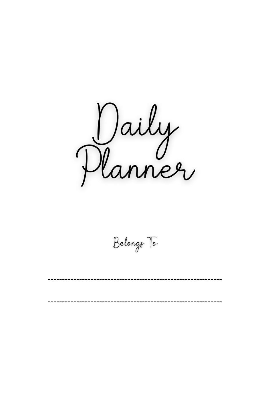 It's a Beautiful Day Daily Planner