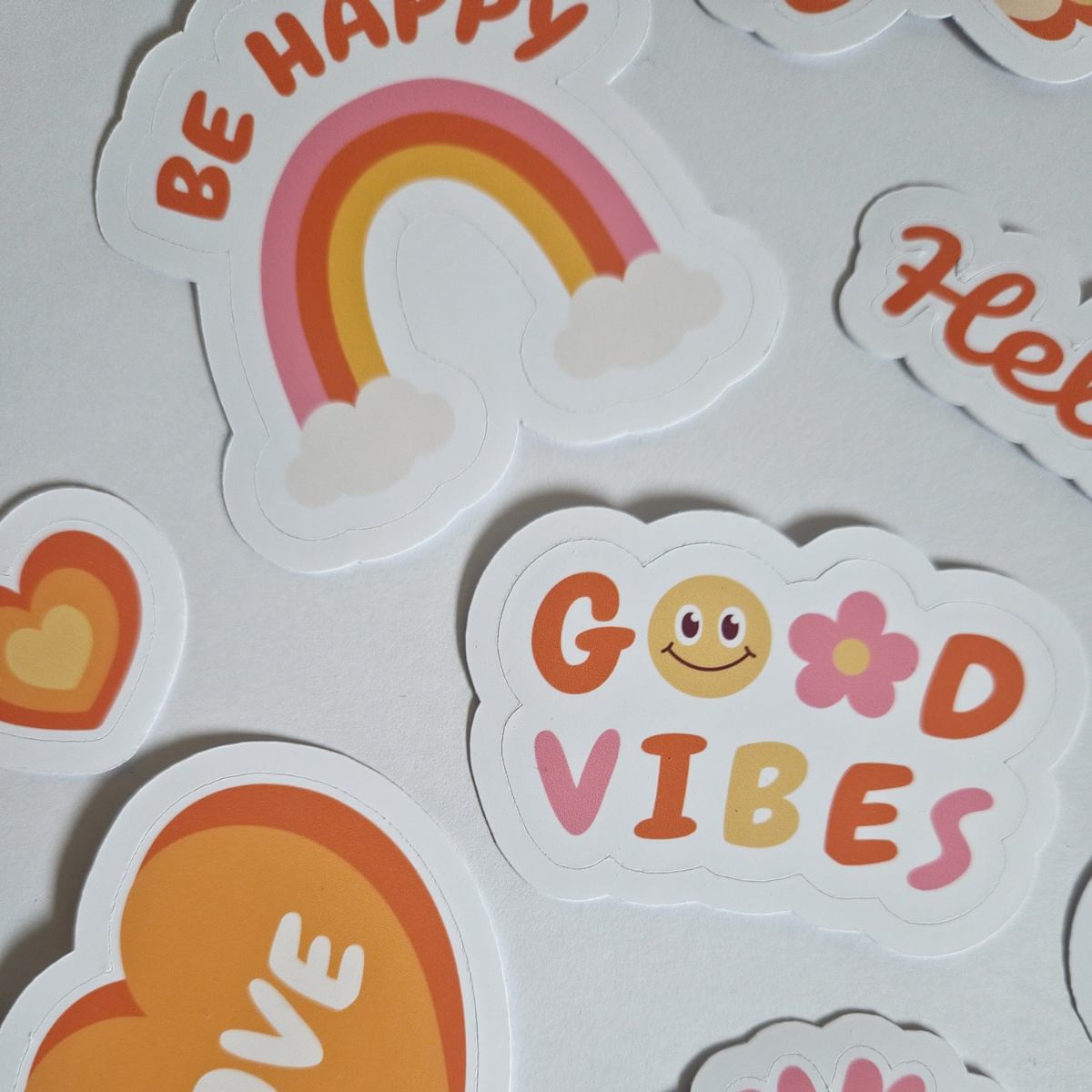 Flutter Forward Die-Cut Sticker Set