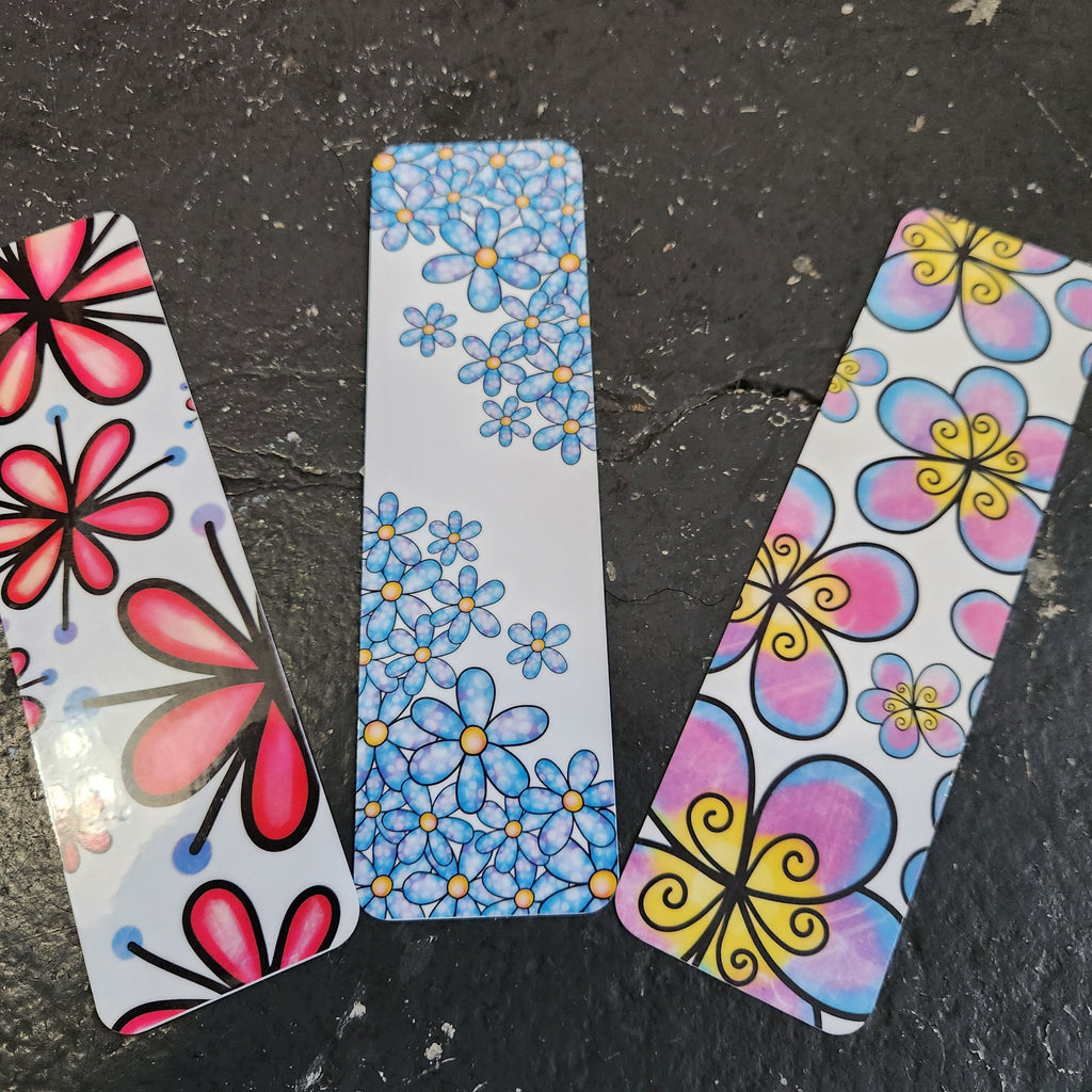 Floral Bookmark Set of 3
