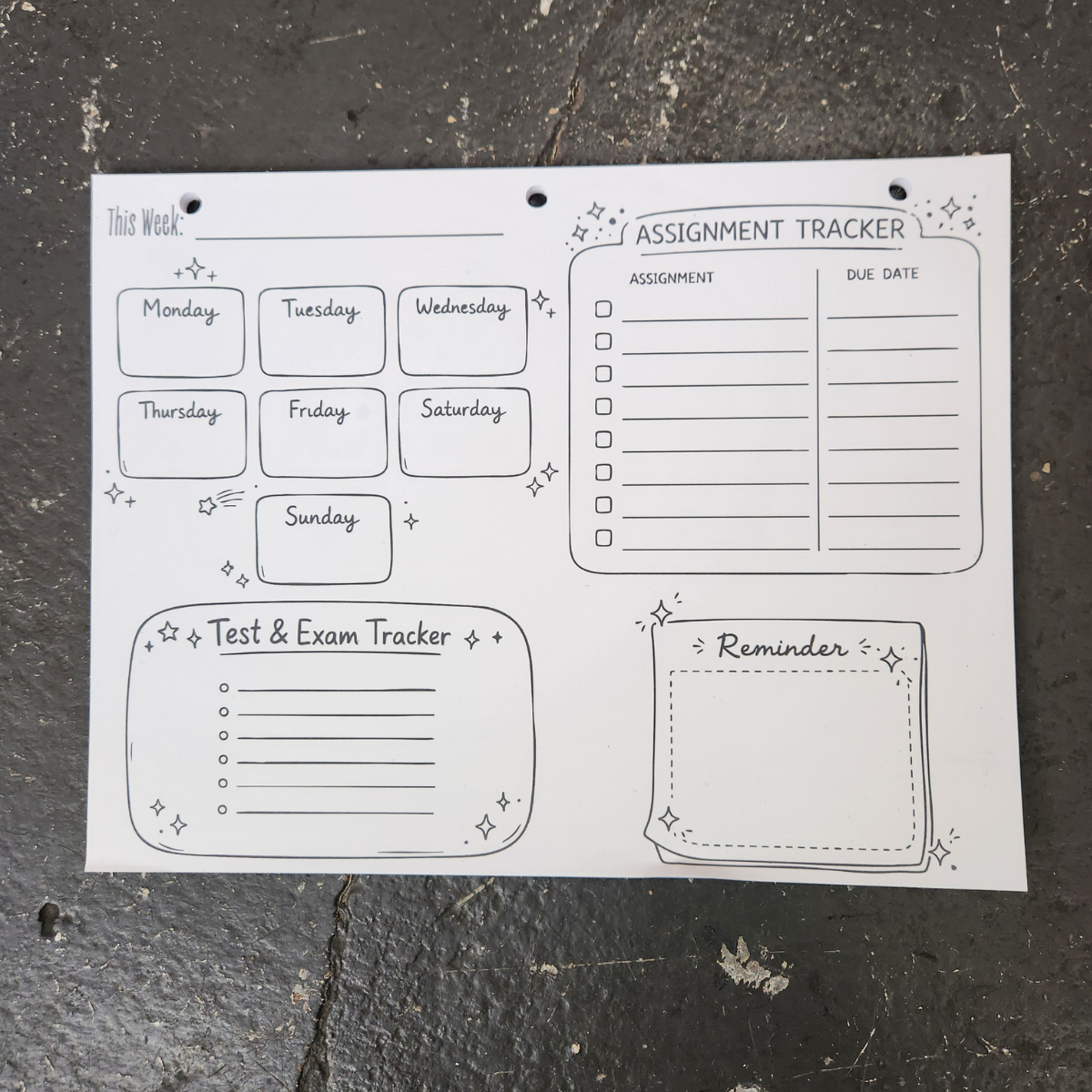 Printable Weekly School Planner