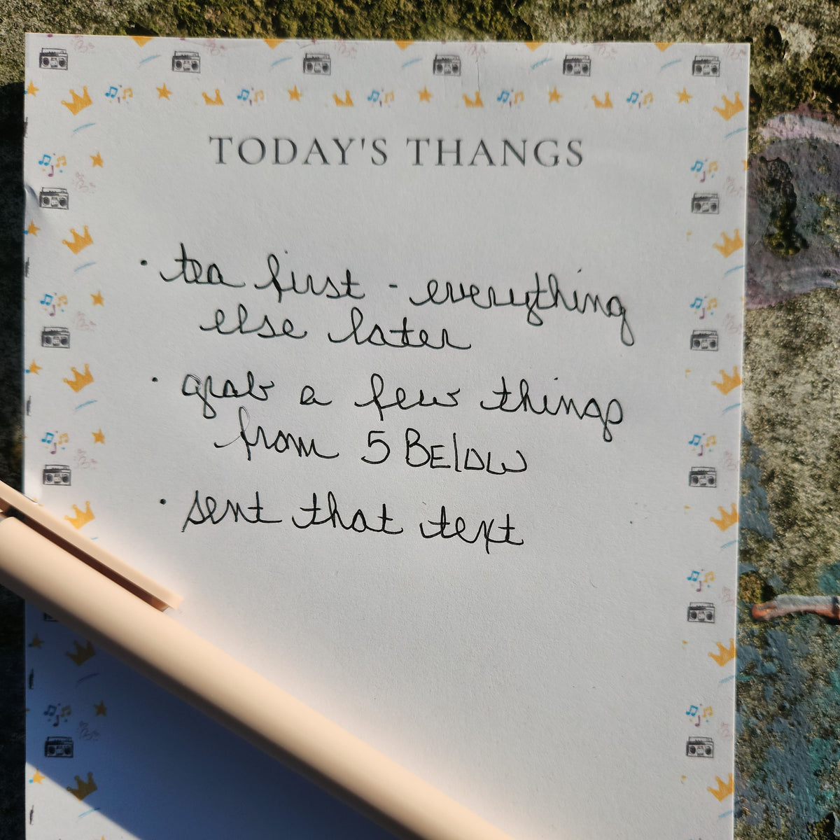 Today's Thangs | 5×7 Notepad