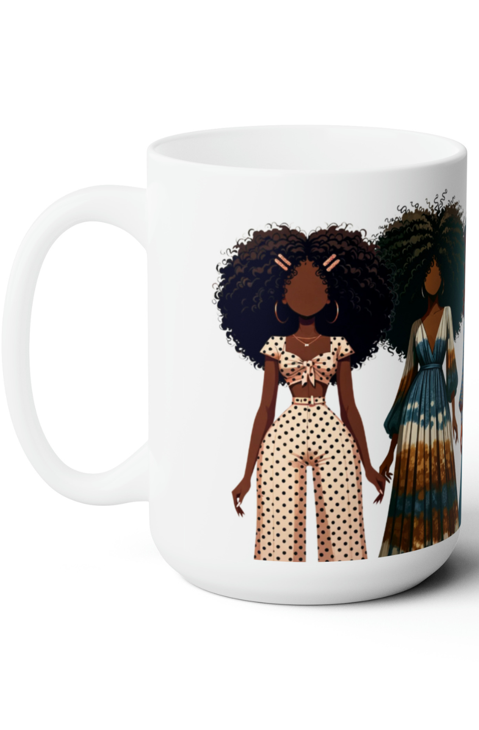 Retro Rhapsody Handmade Ceramic Mug