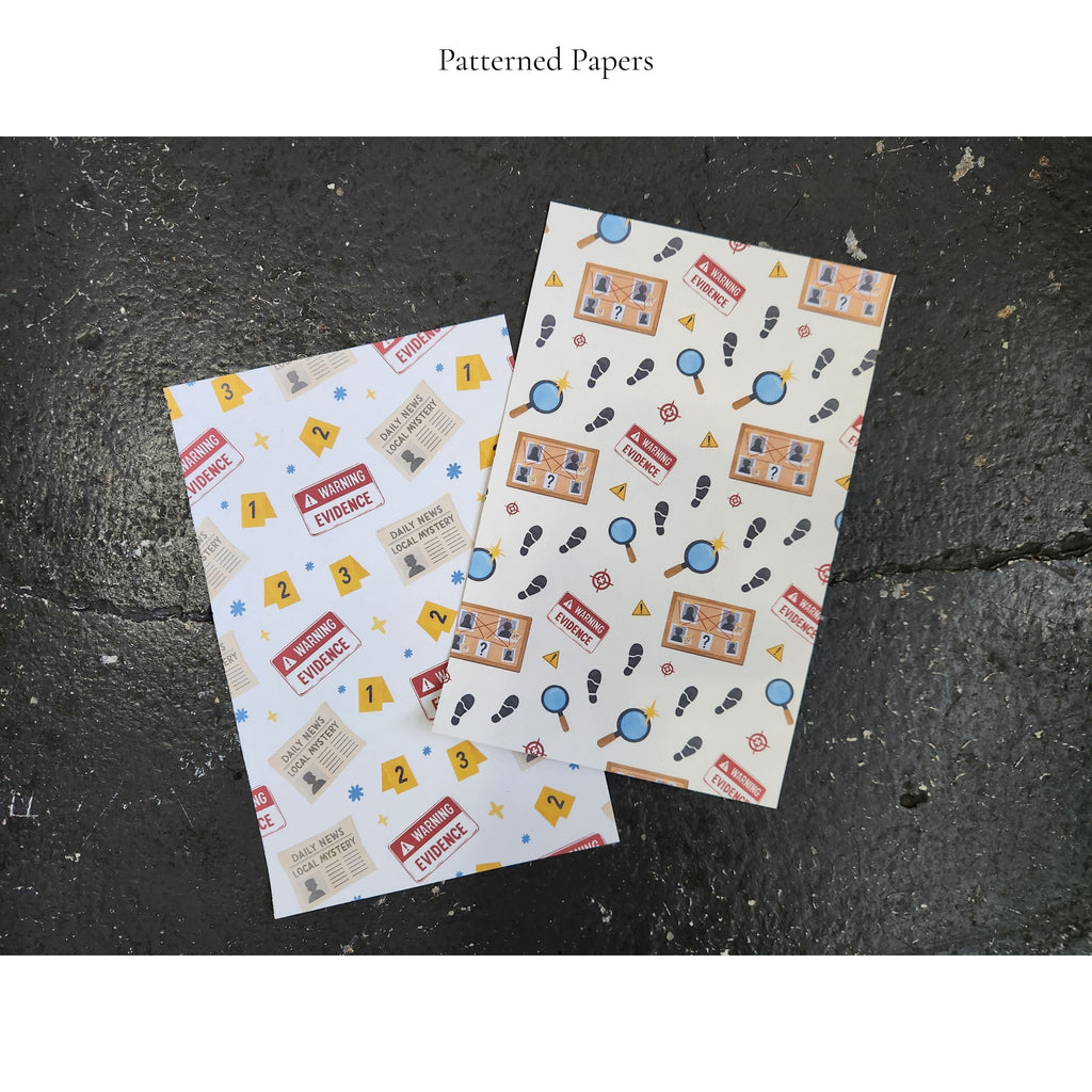 Crime Scene Mini Journal Kit