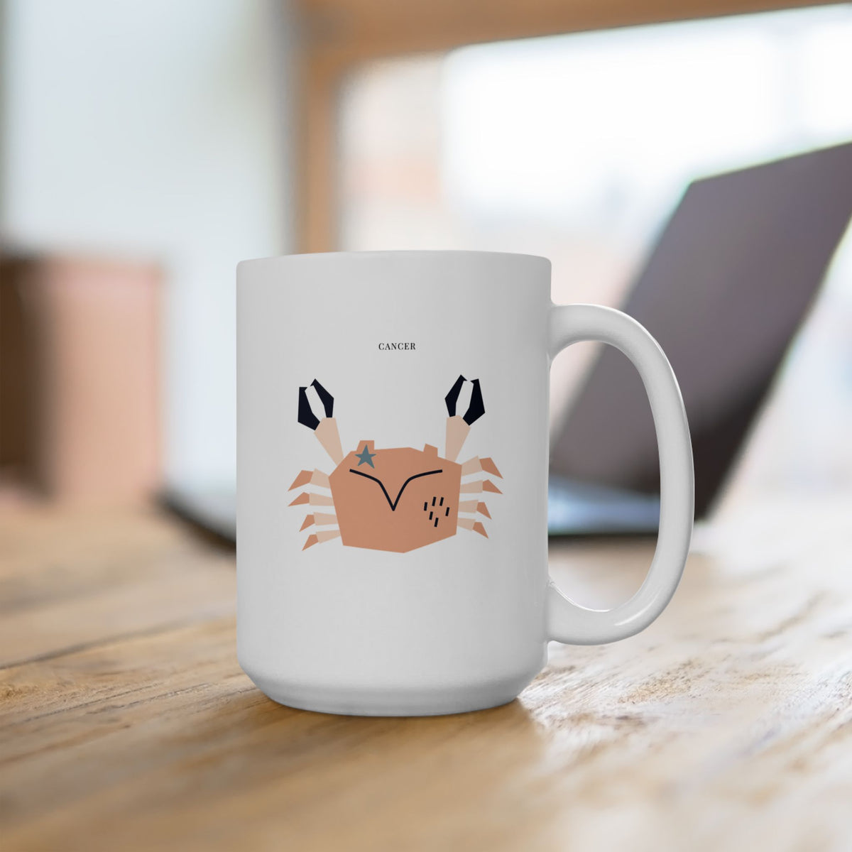 Cancer Zodiac Mug – 15oz Ceramic Mug | The Zodiac Edit Collection