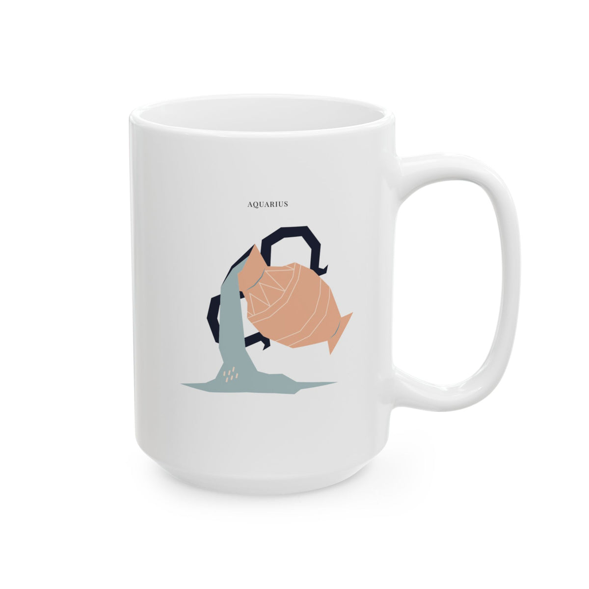 Aquarius Zodiac Mug – 15oz Ceramic Mug | The Zodiac Edit Collection