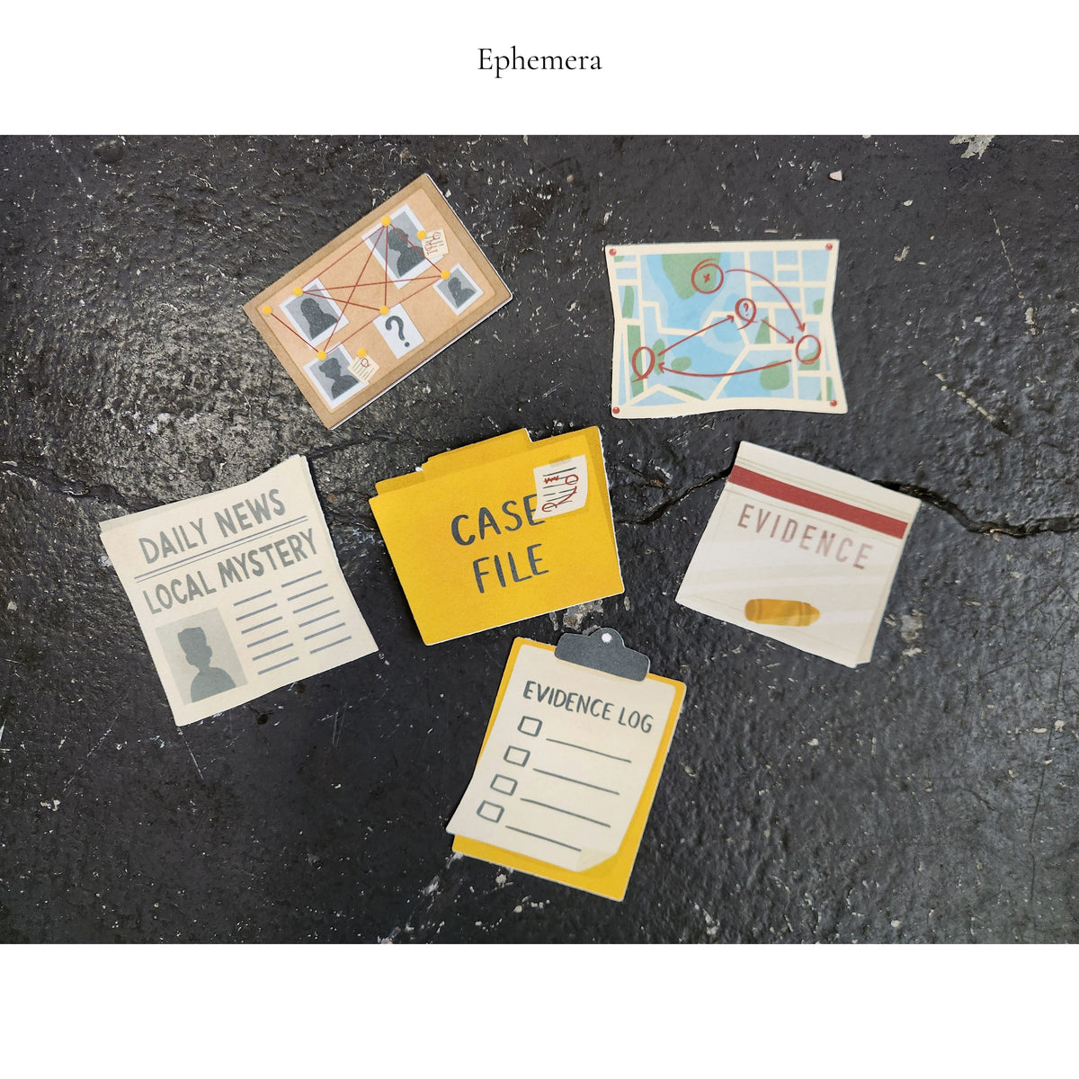 Crime Scene Mini Journal Kit