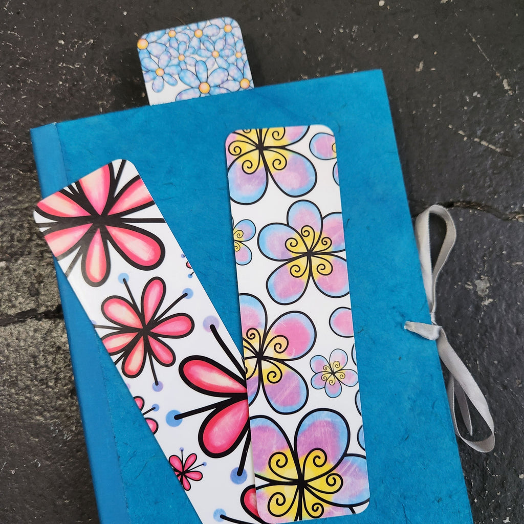 Floral Bookmark Set of 3