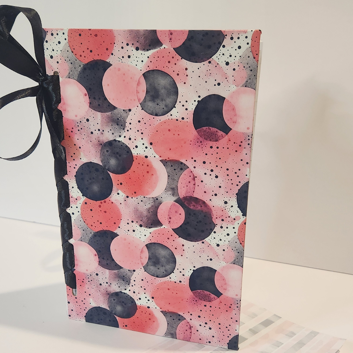 Cute, But Focused Ribbon-Bound Journal