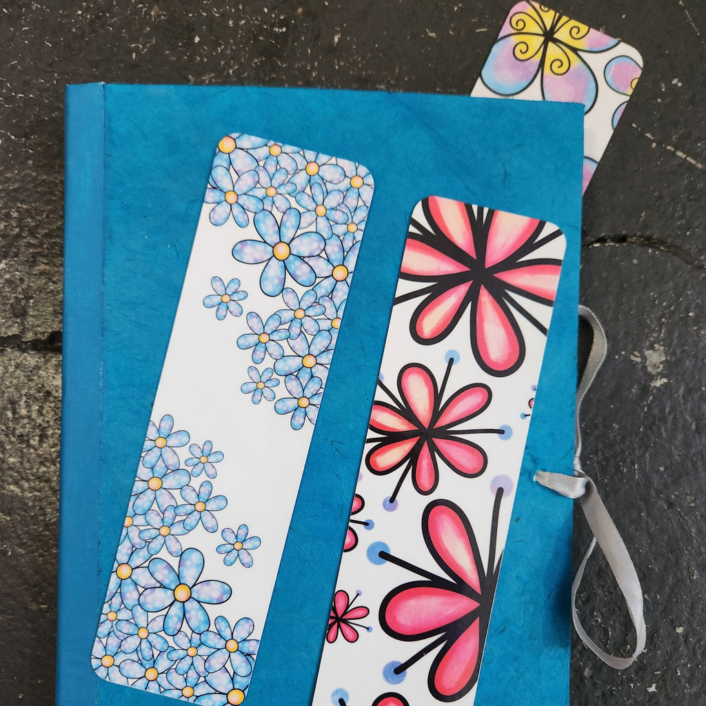 Floral Bookmark Set of 3