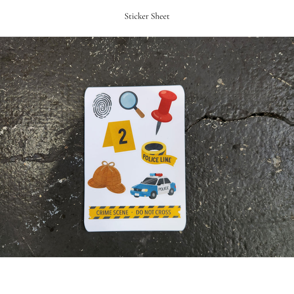 Crime Scene Mini Journal Kit
