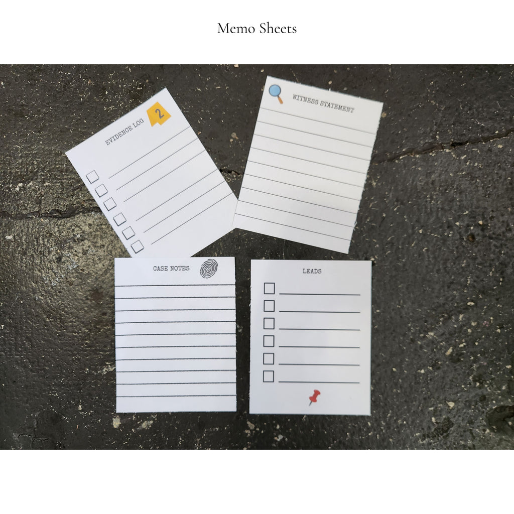 Crime Scene Mini Journal Kit
