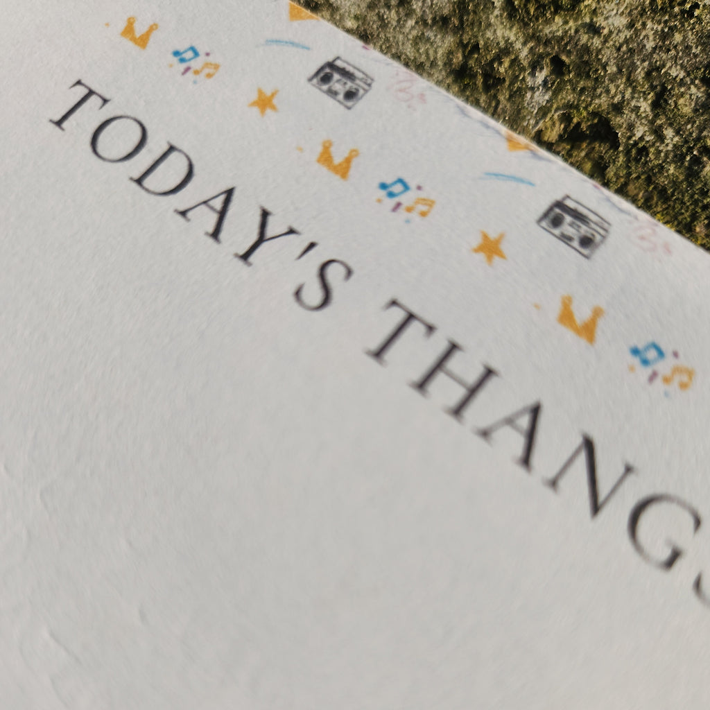 Today's Thangs | 5×7 Notepad