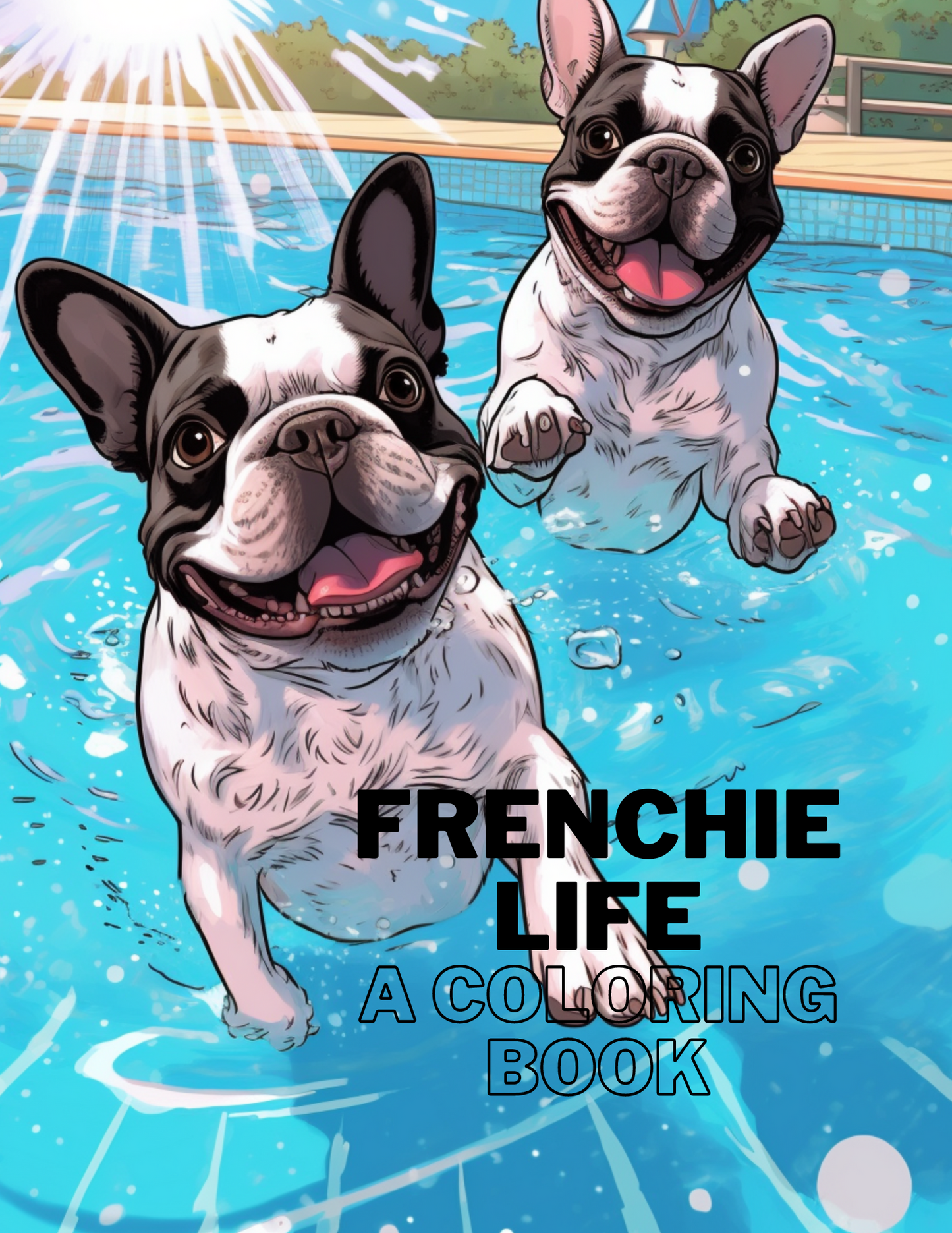 Frenchie Life: A Coloring Book