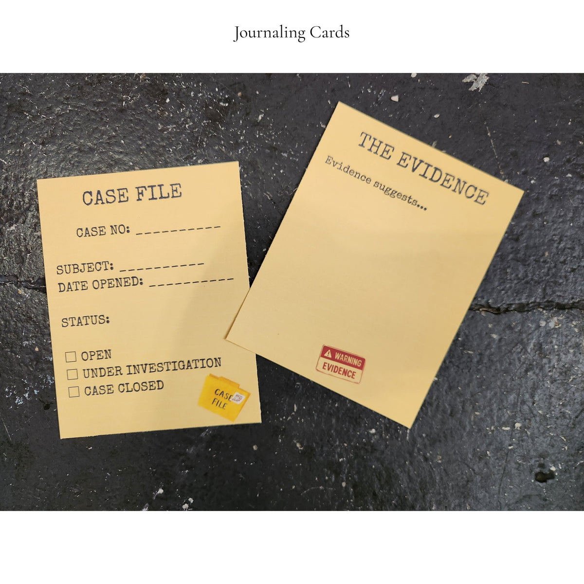 Crime Scene Mini Journal Kit