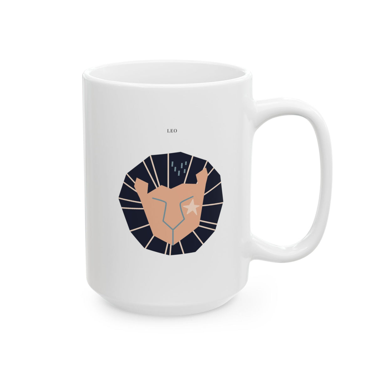 Leo Zodiac Mug – 15oz Ceramic Mug | The Zodiac Edit Collection