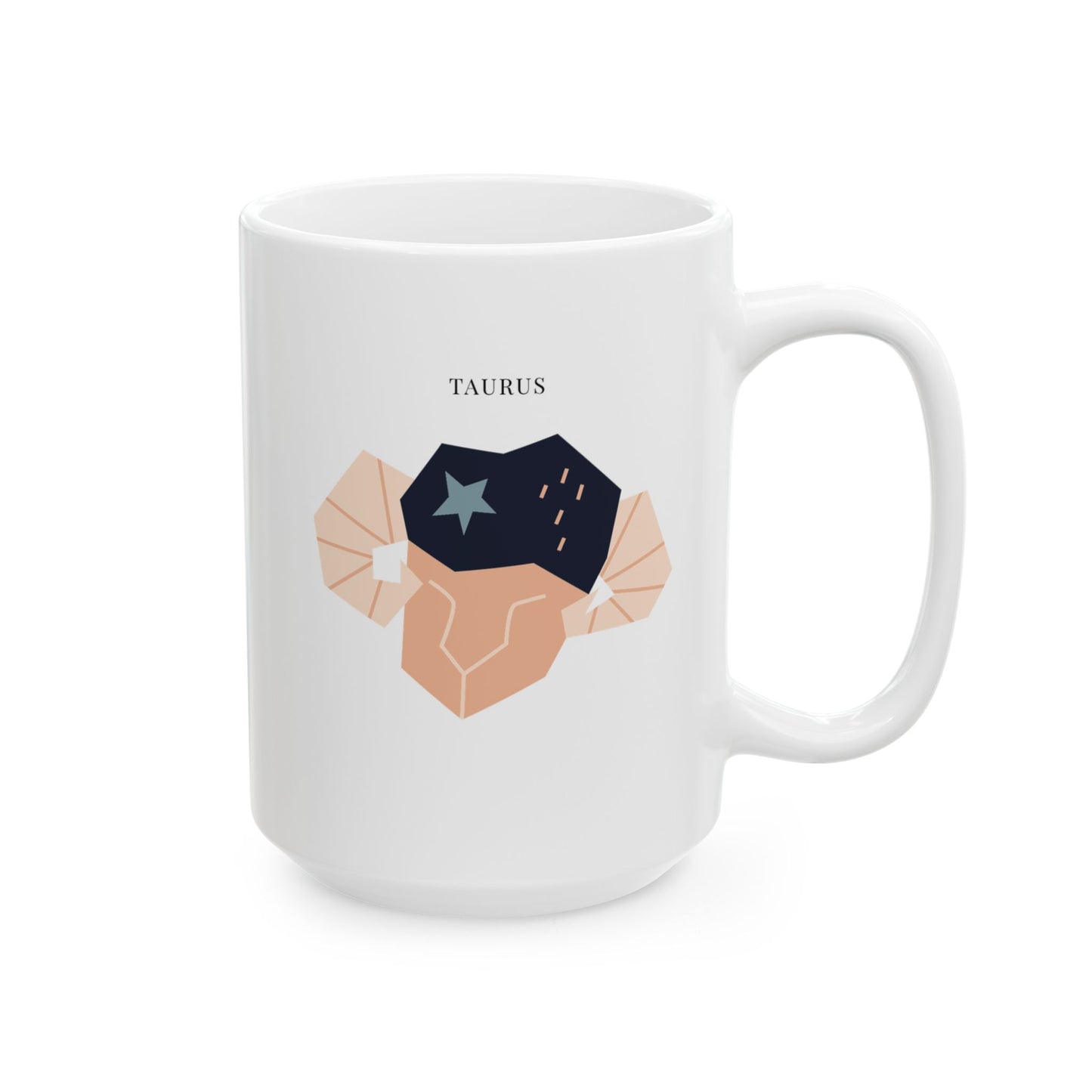 Taurus Zodiac Ceramic Mug (15oz Coffee Mug for Everyday Use and Gifting)