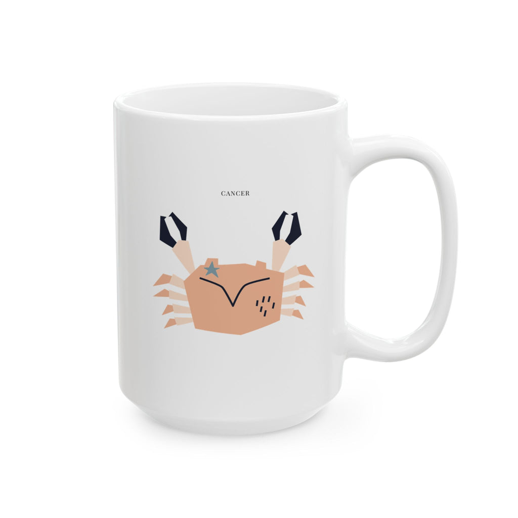 Cancer Zodiac Mug – 15oz Ceramic Mug | The Zodiac Edit Collection
