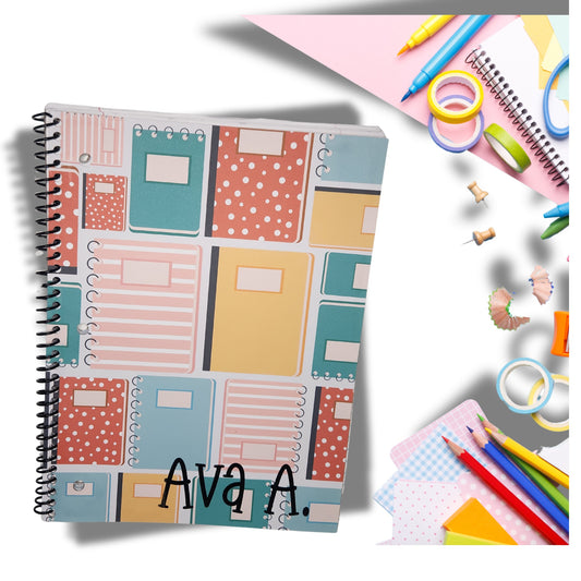 Notebook Wonderland Notebook- 70 Sheets, 8 x 10.5 inches