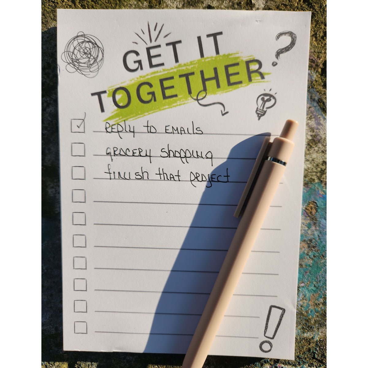 Get It Together | 5×7 Checklist Notepad