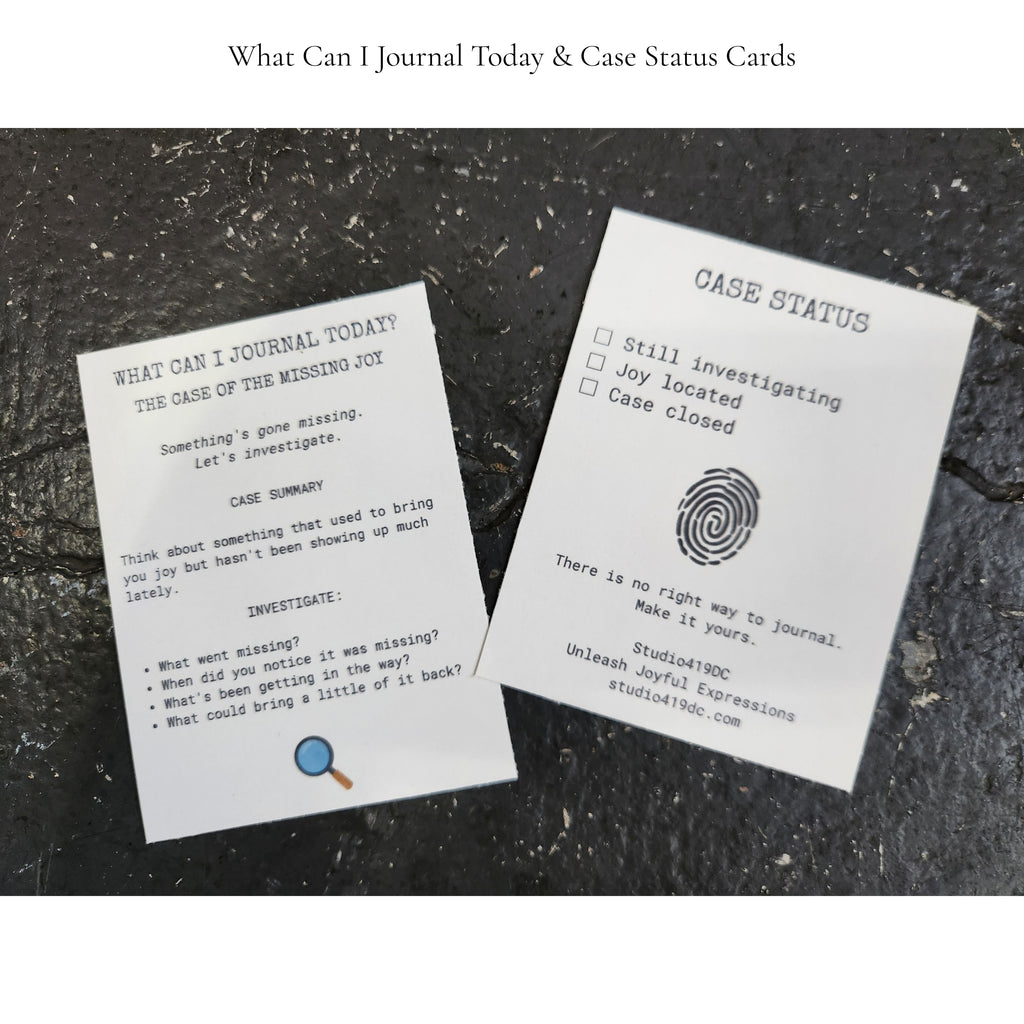 Crime Scene Mini Journal Kit
