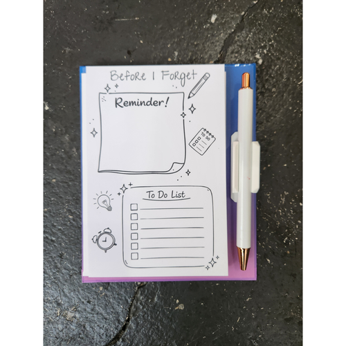Before I Forget | Reminder Notepad